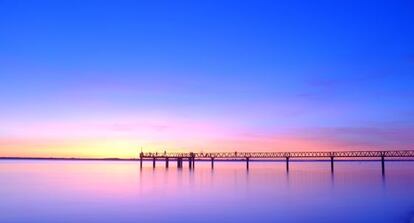 Un atardecer en Mazagon, Huelva.