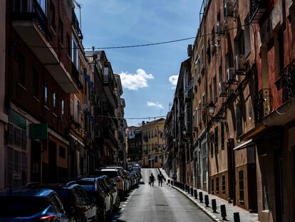 Imagen de una calle de Puerta del Ángel el martes.