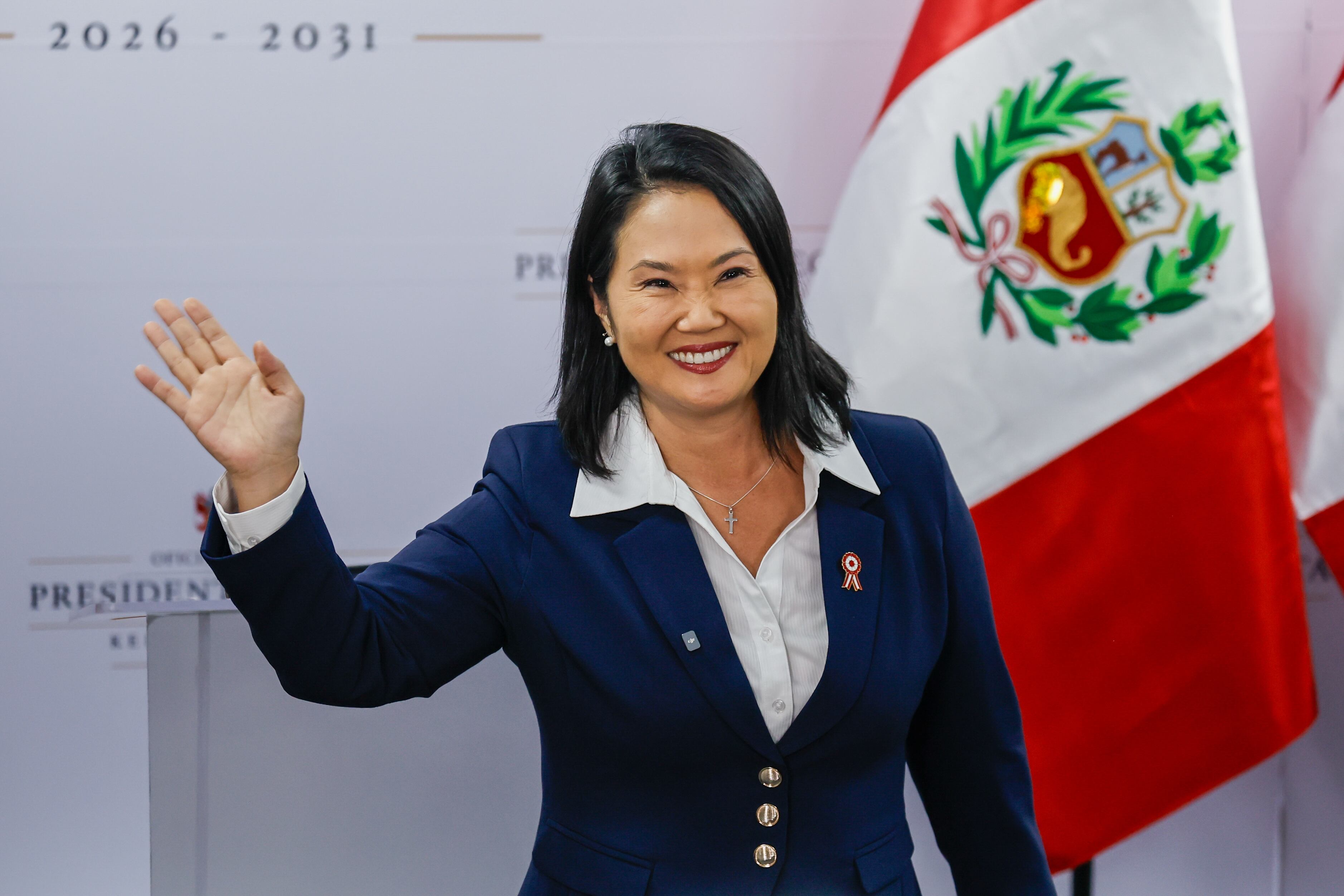 Keiko Fujimori acelera en la transición presidencial: “Estamos aquí para resolver los problemas del país y empezar a tomar decisiones”