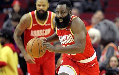 James Harden, en un Houston-Indiana.