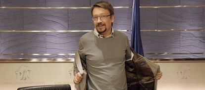 El portaveu d'En Comú Podem al Congrés, Xavier Domènech.