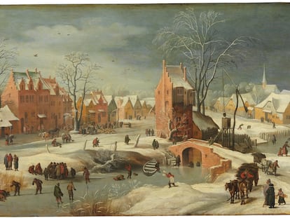 'Paisaje nevado', de Jan Brueghel el Joven, una de las 25 obras publicadas en la lista.