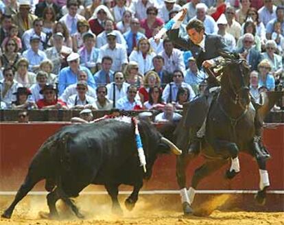 Pablo Hermoso de Mendoza, en La Maestranza.