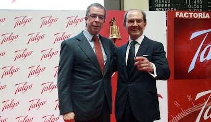 José María Oriol y Carlos de Palacio, consejero delegado y presidente de Talgo, respectivamente.