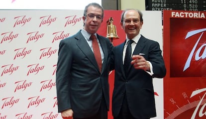 Jos&eacute; Mar&iacute;a Oriol y Carlos de Palacio, consejero delegado y presidente de Talgo, respectivamente.