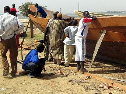 Carpinteros en Senegal