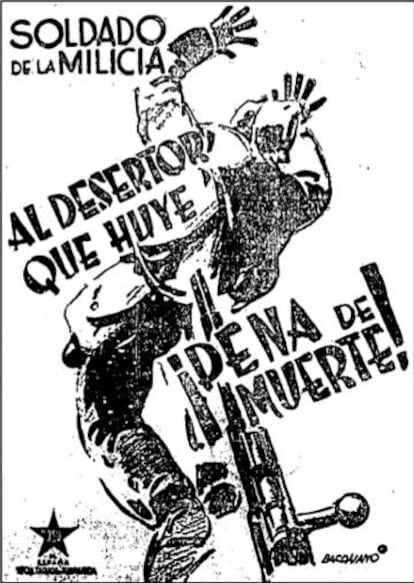 Cartel de 1936 de las Juventudes Socialistas Unificadas.