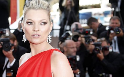 La modelo británica Kate Moss.