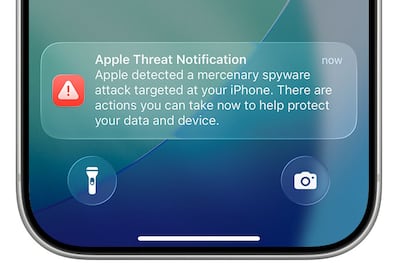 Alerta de seguridad de Apple