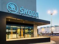 Entrada a una de las plantas de Skoda en la República Checa.
