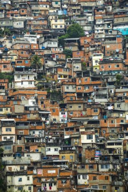 chabolas de la favela Rocinha de Río de Janeiro.