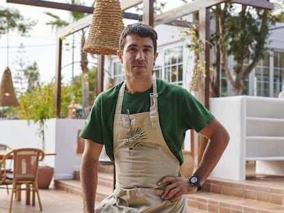 El cocinero Álvaro Sanz, de Es Tragón, en Ibiza, en una imagen proporcionada por el restaurante.