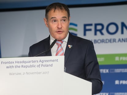 El director ejecutivo de Frontex, Fabrice Leggeri, en Polonia, en una imagen de archivo.