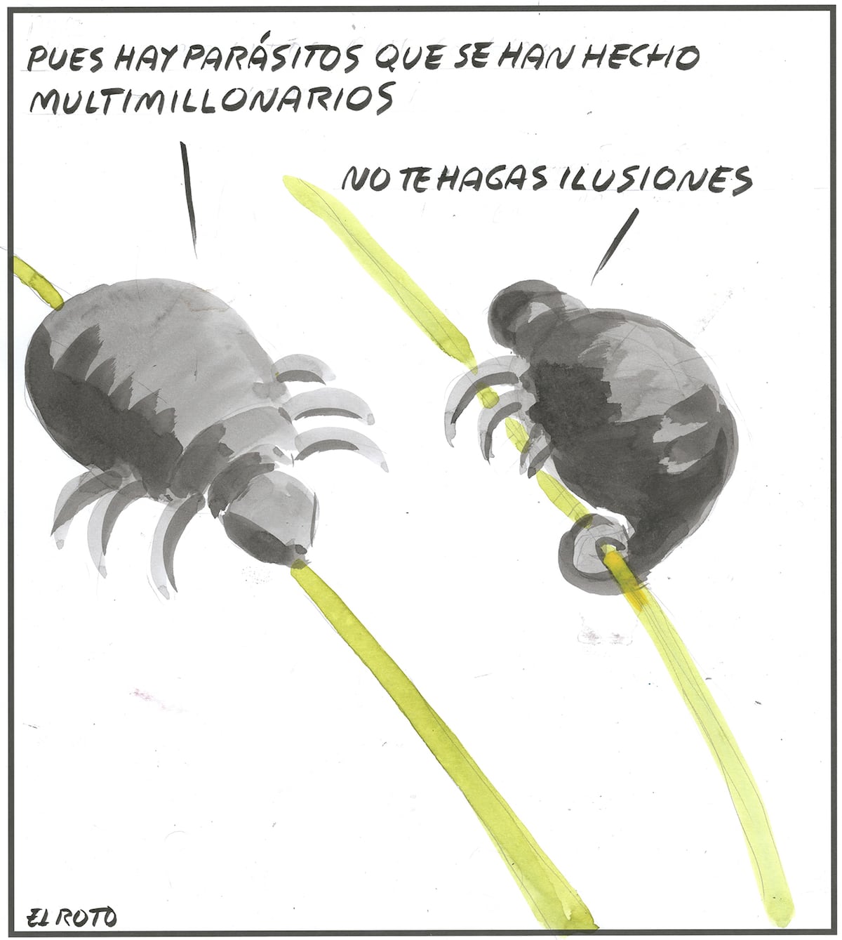 El Roto: parásitos multimillonarios