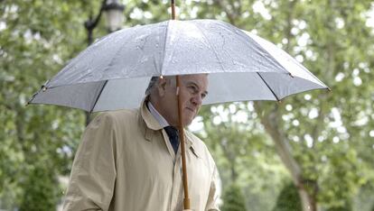 Bárcenas entrando en la Audiencia Nacional.