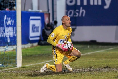 José Juan, en el duelo de Copa del curso pasado en el que el Alcoyano eliminó al Madrid.