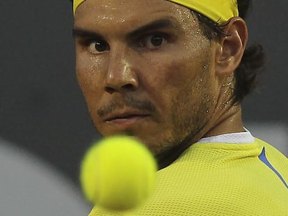 Nadal, durante un partido en R&iacute;o de Janeiro.