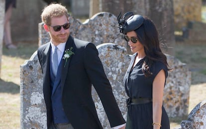 Enrique y Meghan, duques de Sussex en Frensham, Inglaterra, el pasado 4 de agosto.