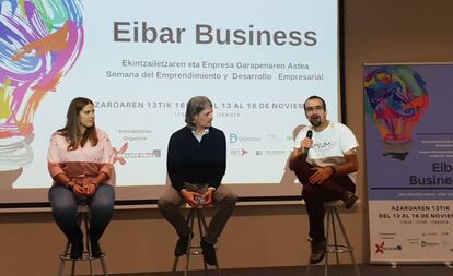 Una de las ponencias en la última edición de Eibar Business Market.