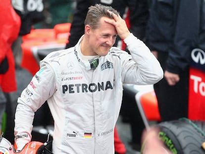 Michael Schumacher al Brasil, el novembre del 2012.