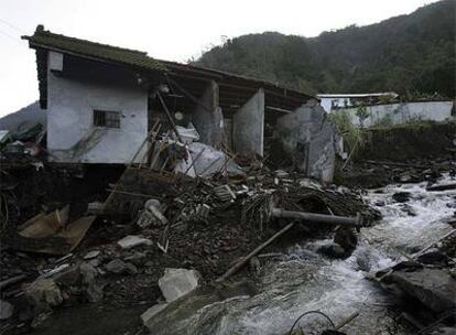 Los aludes de lodo han arrasado pueblos enteros del sur de Taiwan.