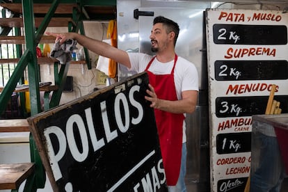 A butcher's shop in the Villa Crespo neighborhood of Buenos Aires.