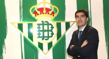 &Aacute;ngel Haro, nuevo presidente del Betis. 