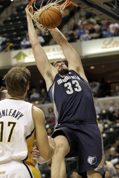 Marc Gasol, ayer.