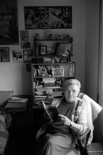 La escritora Teresa Pàmies en 1997.