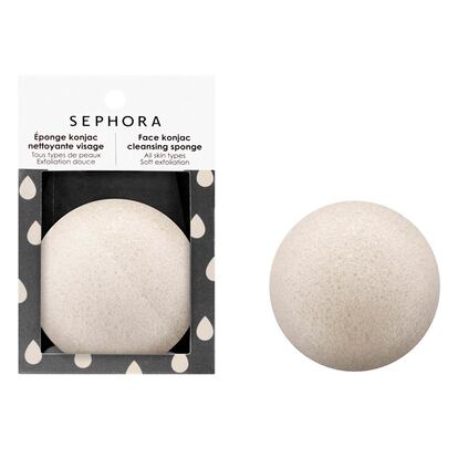 Esponja de konjac de venta en Sephora.