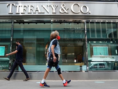 El escaparate de una tienda de Tiffany & Co. en Manhattan, Nueva York, el pasado septiembre.