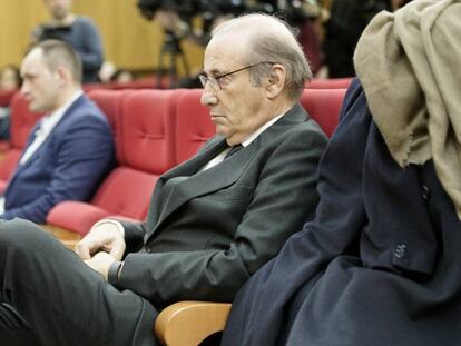 Francis Franco  en los juzgados de Teruel en 2018.