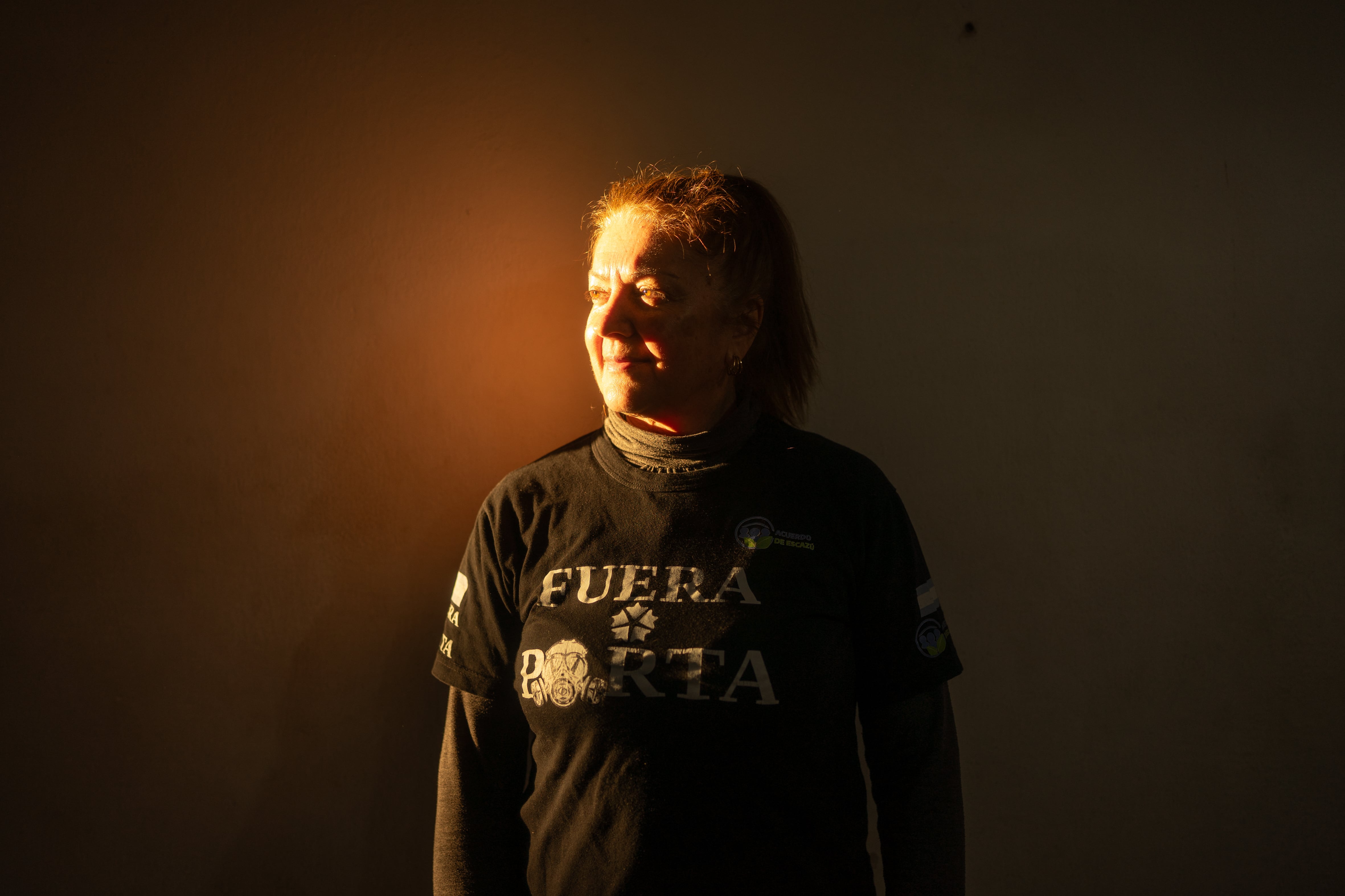  María Rosa Viñolo, una de las vecinas denunciantes, en Córdoba.