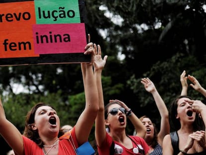 Manifestação em São Paulo. 