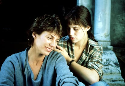 Jane Birkin su hija Charlotte Gainsbourg en Kung fu Master.