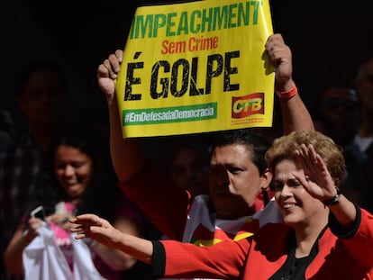 Dilma Rousseff este 1 de mayo.