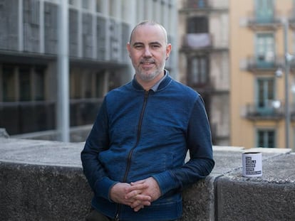 El concejal de Emergencia de Gràcia y del distrito de Gràcia, Eloi Badia, en el Ayuntamiento de Barcelona.