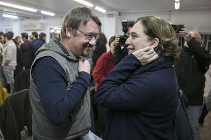 Xavier Domènech i Ada Colau.