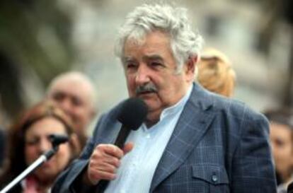 El presidente de Uruguay, José Mujica, destacó por otro lado la "notoria voluntad política" del Gobierno brasileño de la presidente Dilma Rousseff por "favorecer la integración" con Uruguay. EFE/Archivo