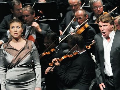 La soprano Annette Dasch y el tenor Klaus Florian Vogt.