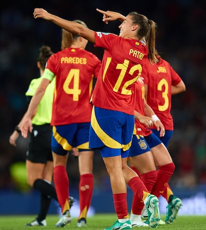11/07/2025 Patri Guijarro celebra el 1-2 en el Italia-España de la Eurocopa de Suiza
EUROPA DEPORTES SUIZA
PRENSA RFEF