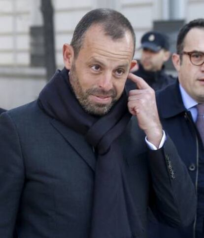 Rosell en el Supremo de Madrid en 2016.