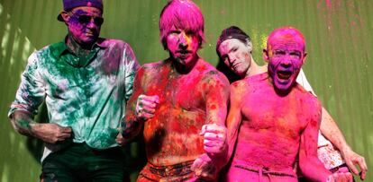 Red Hot Chili Peppers, en una imagen promocional. 