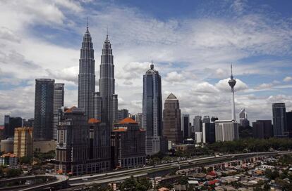 Skyline de Kuala Lumpur, capital de Malaysia