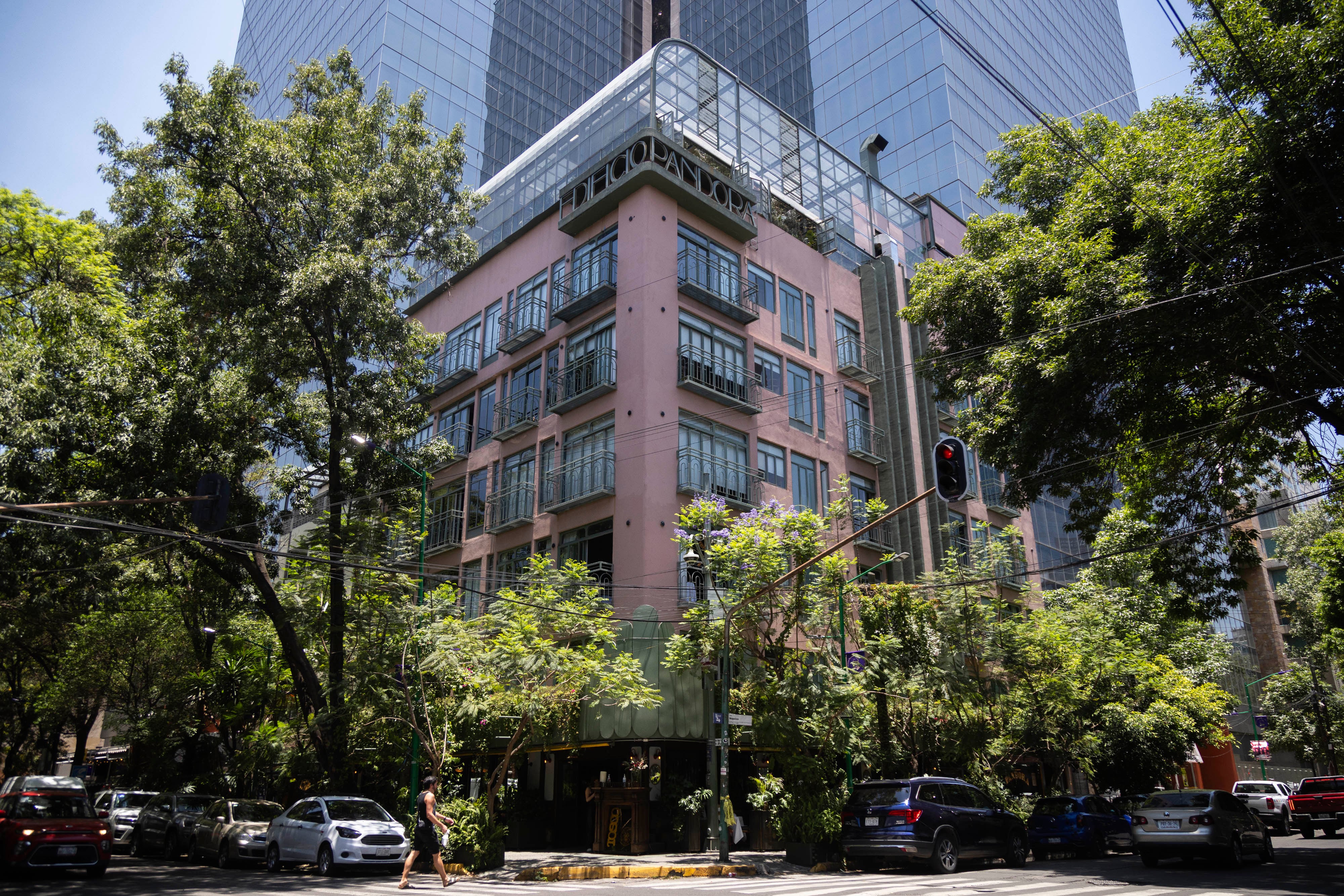 El edificio Pandora en la colonia Juárez, Ciudad de México.