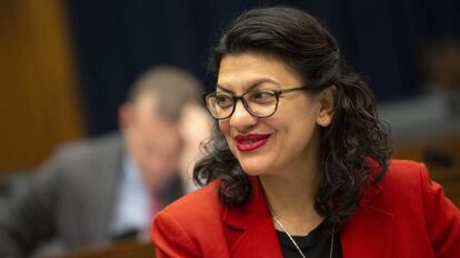 La congresista demócrata Rashida Tlaib, en una imagen de archivo.