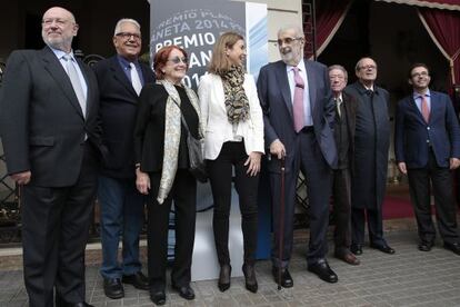 En el centro, el presidente del Grupo Planeta, Jose Manuel Lara.