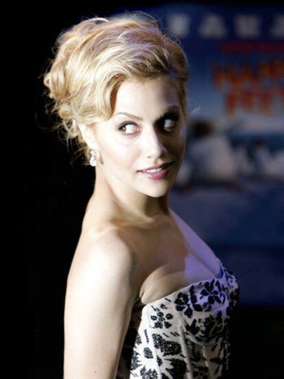 Brittany Murphy llega al estreno europeo de la película 'Happy Feet' el 26 de noviembre de 2006