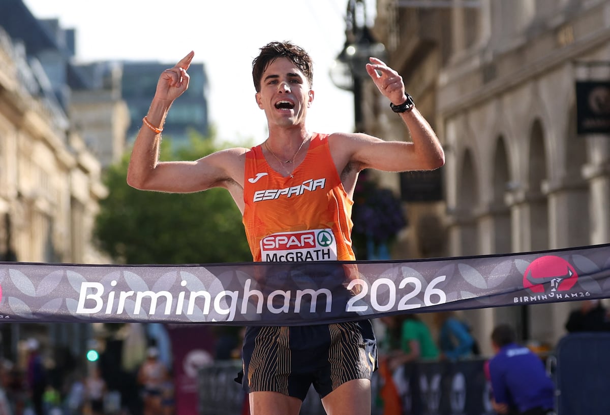 Doble oro español en la marcha de los Europeos de Birmingham: Paul McGrath y María Pérez