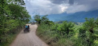 Parte de la ruta entre Nicaragua y Estados Unidos.